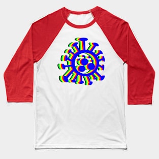 corona virus, virus, covid 19, bacteria Baseball T-Shirt